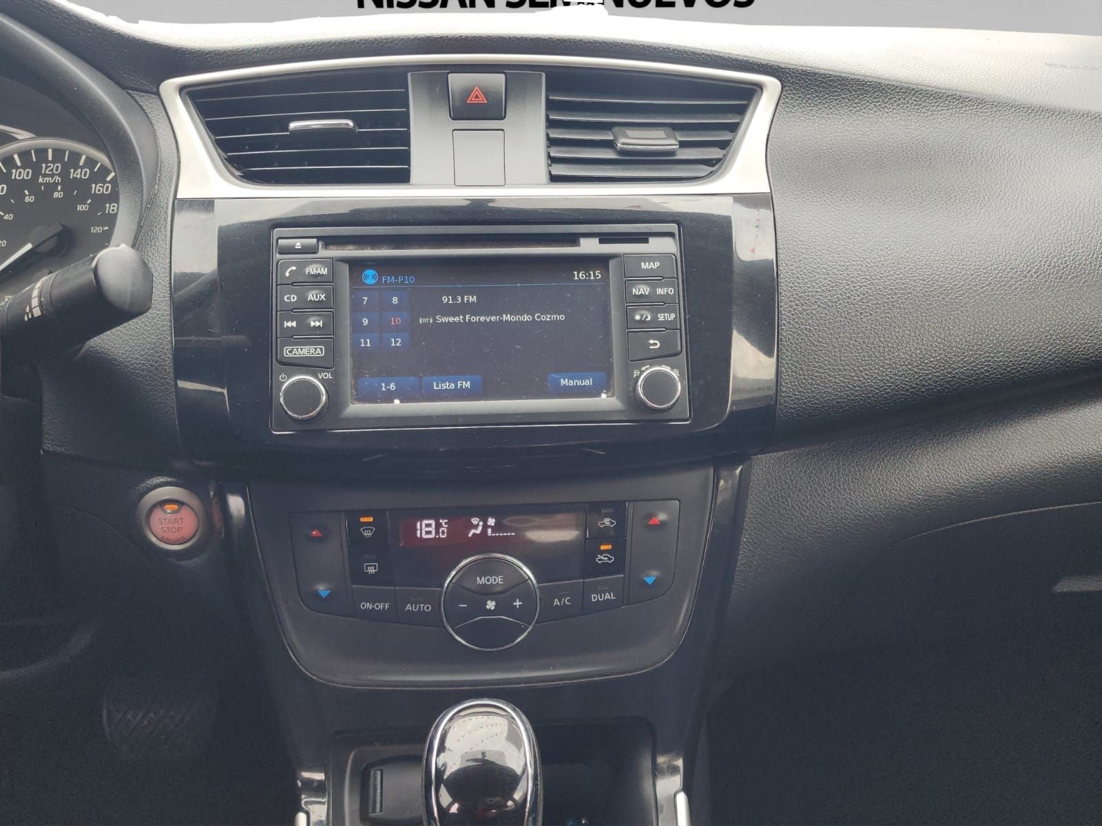 2018 Nissan SENTRA 4 PTS EXCLUSIVE CVT AAC AUT GPS PIEL QC F LED RA-17