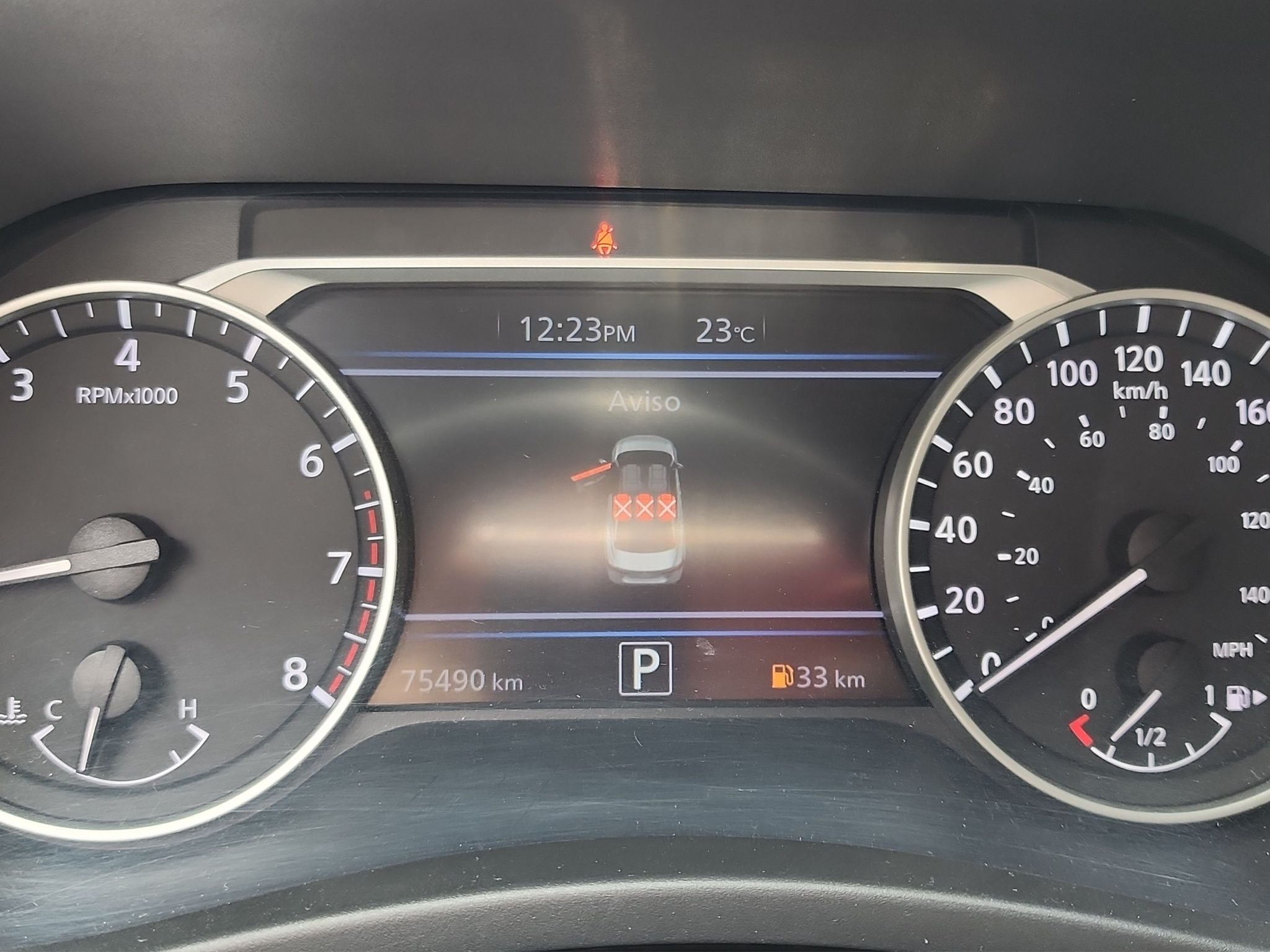 2023 Nissan SENTRA 4 PTS ADVANCE CVT AAC F NIEBLA RA-16